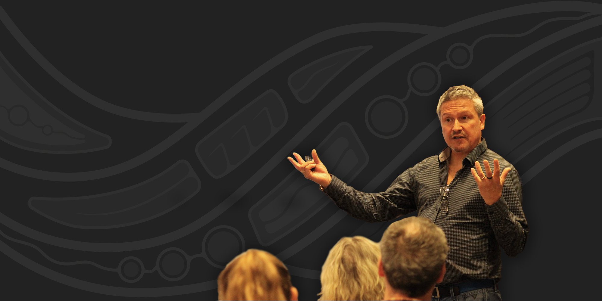 Flavio Caron, Indigenous Corporate Trainer, during Working Effectively With Indigenous Peoples® training.