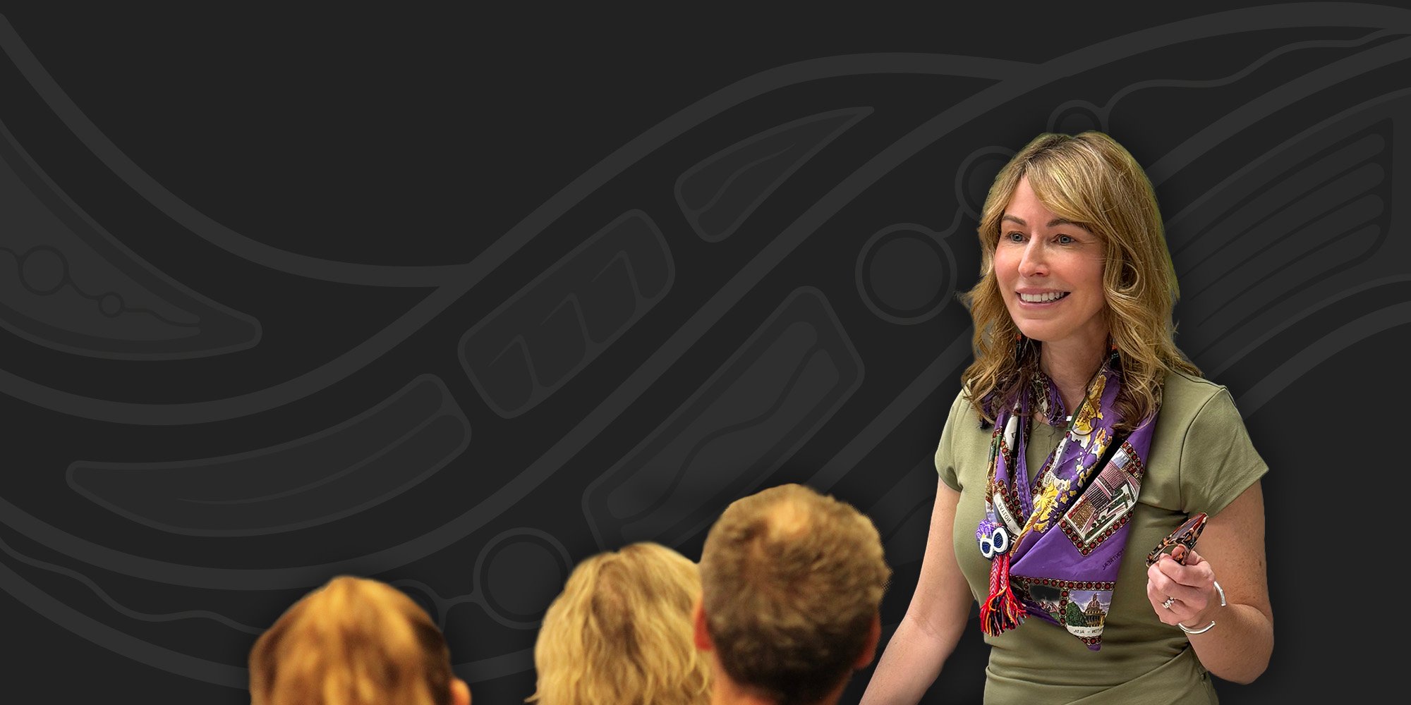 Maris, Indigenous Corporate Trainer, during Indigenous Awareness training.