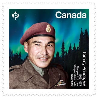Tommy Prince stamp