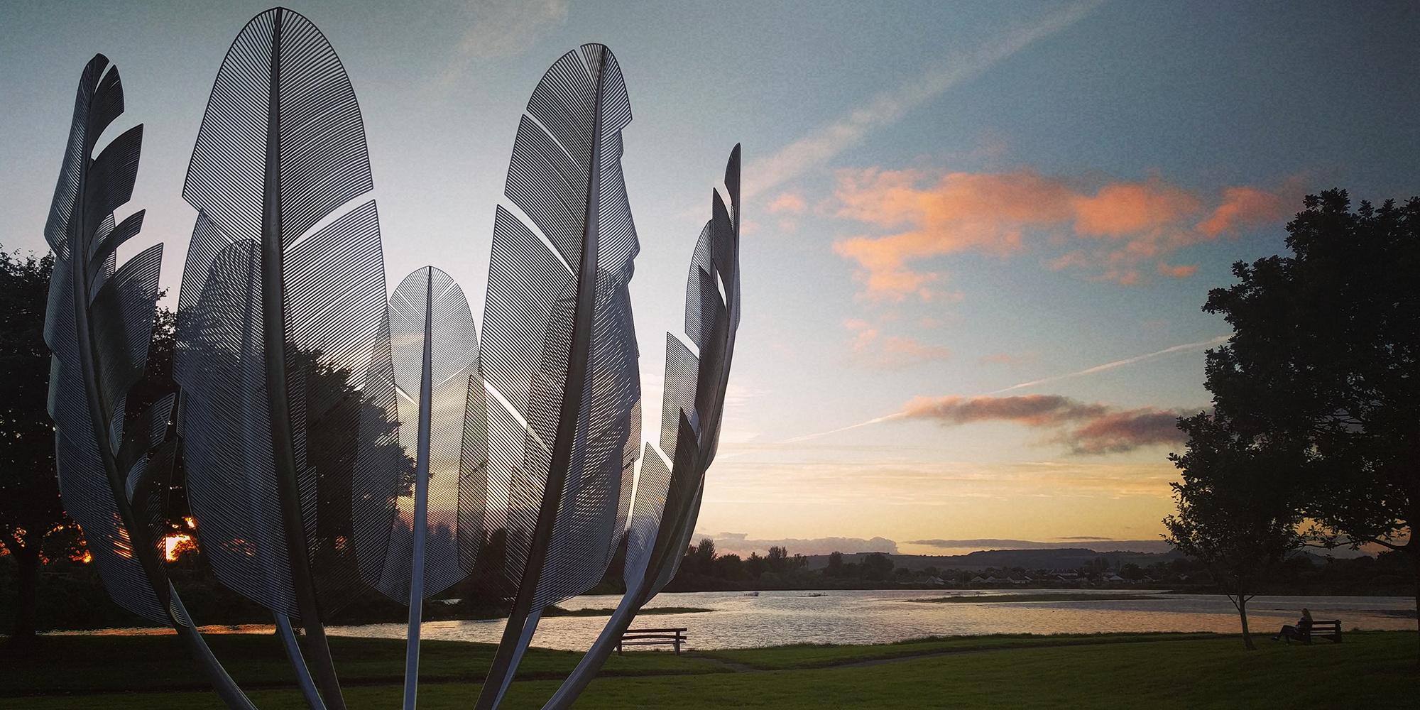 Kindred Spirits sculpture in Ireland. Photo: Gavin Sheridan - Own work, CC BY-SA 4.0.