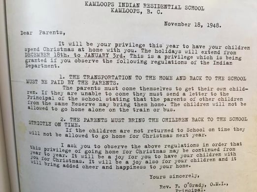 Christmas_letter_Kamloops_Residential_School