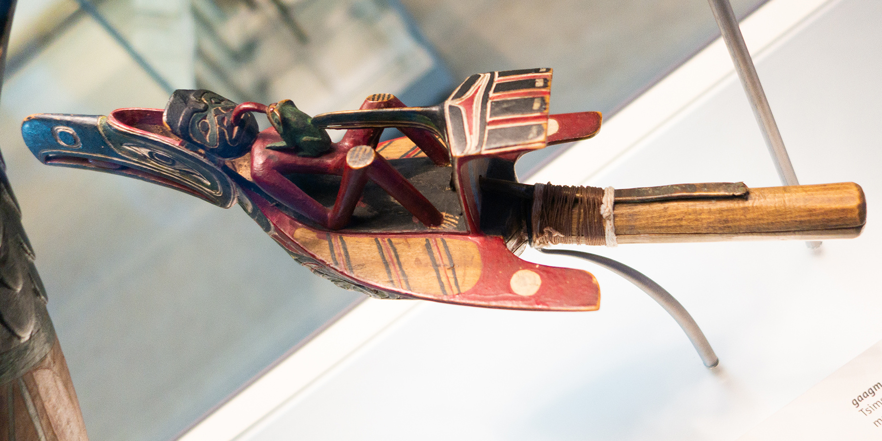 1880 Nuu-chah-nulth thunderbird rattle. Photo: Thomas Quine, Flickr.