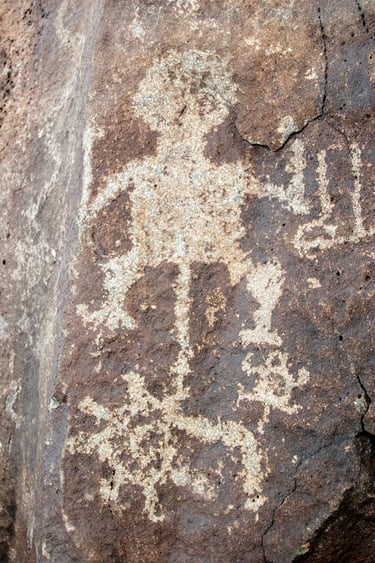 petroglyph human figure