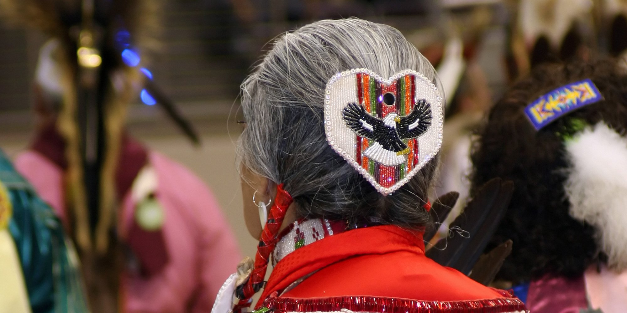 Elder in regalia