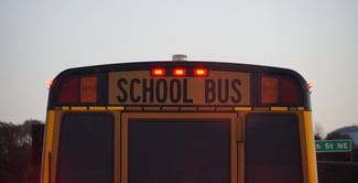 back of school bus
