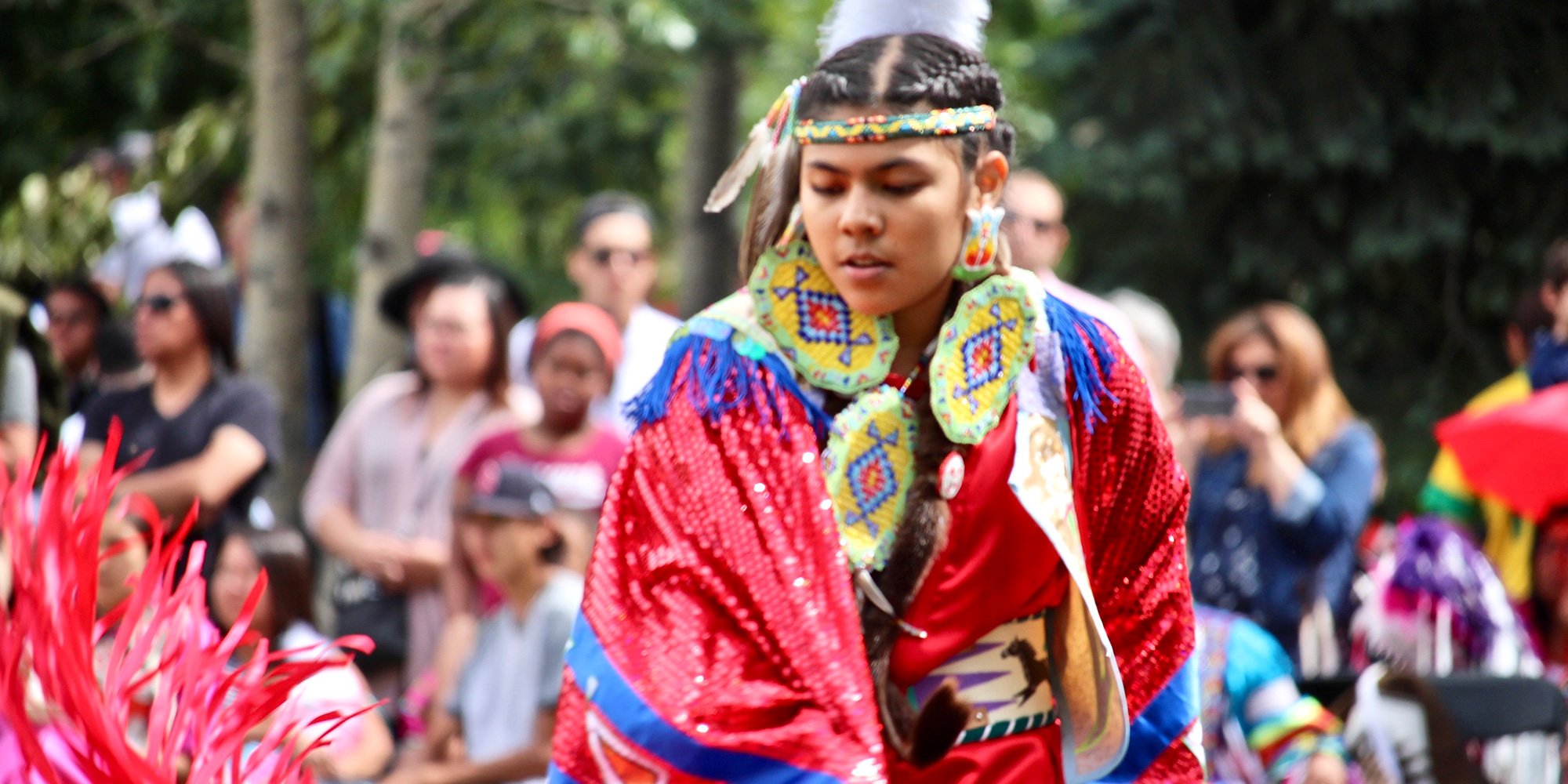 Fancy shawl dancer. Photo: JoslynLM, Flickr