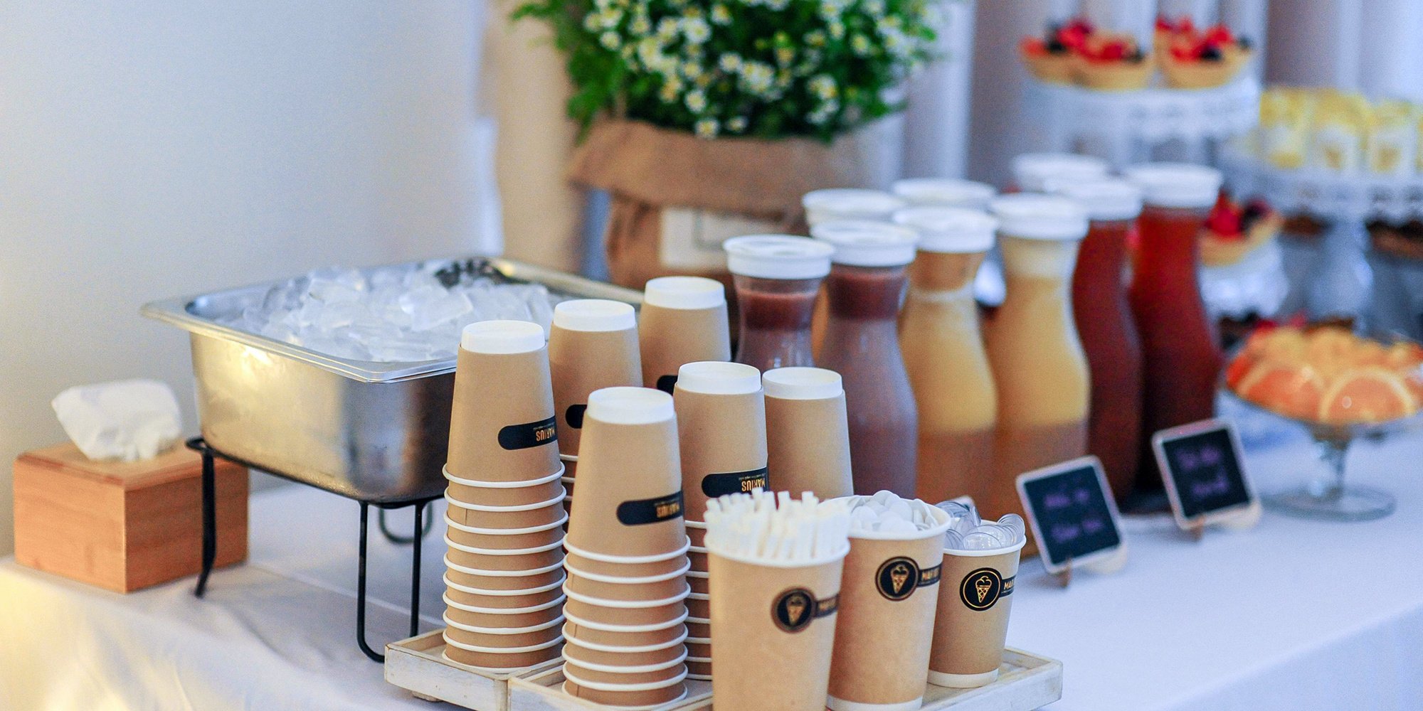 refreshment table