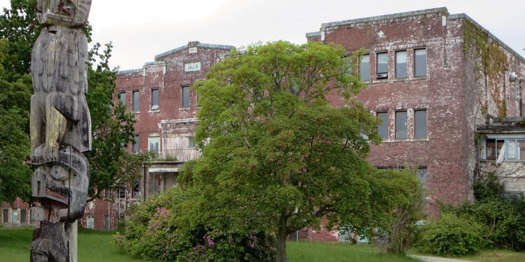 St. Michael’s Indian Residential School at Alert Bay, British Columbia, Canada. Photo: David Stanley, Flickr