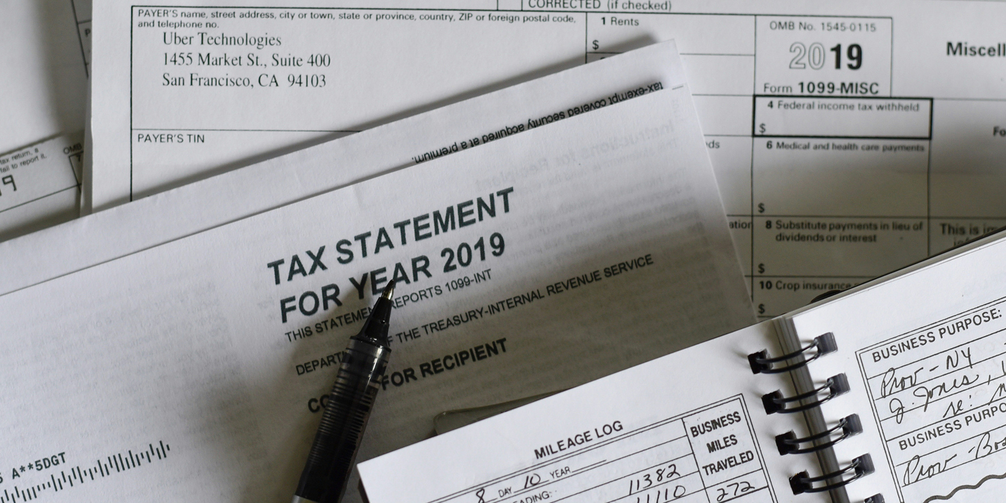 tax papers and forms