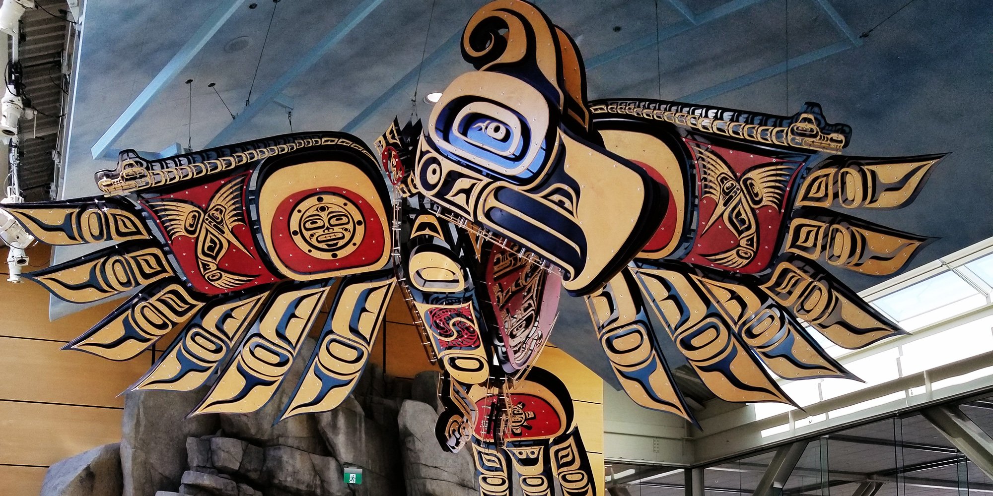 "Hetux" by Connie Watts, an artist of of Nuu-chah-nulth, Gitxsan and Kwakwaka'wakw ancestry. Photo: Quinn Dombrowski, Flickr