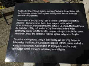 Reconciliation and John A. Macdonald