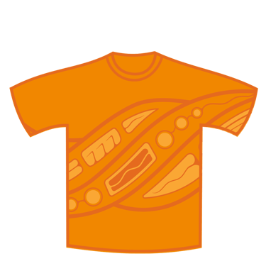 orange shirt ICT pattern