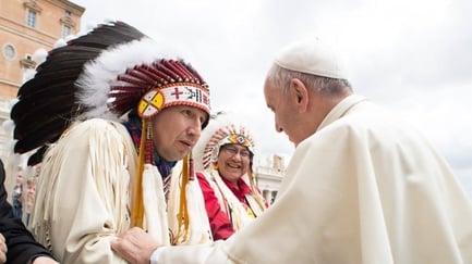 chief-tony-alexis-and-pope-francis