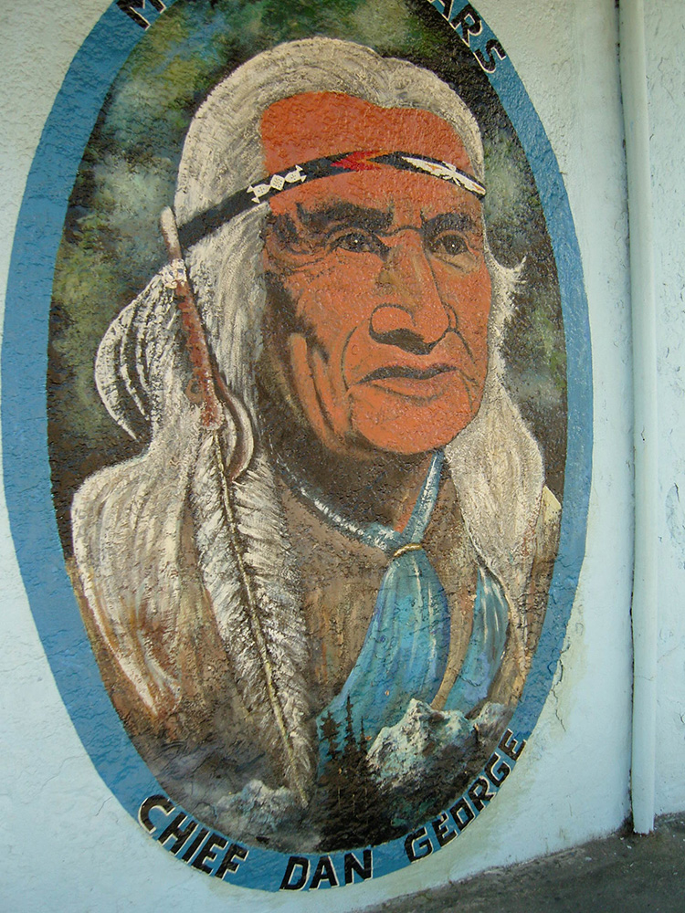 painting of Chief Dan George