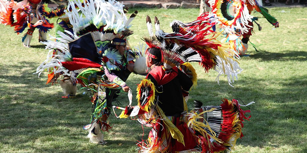 Pow wow dancers. Photo: Marc Lautenbacher, Flickr