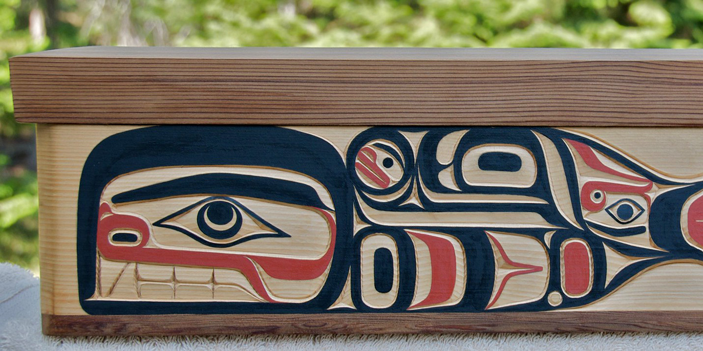 Orca and Thunderbird Bentwood Box - Bruce Alfred Photo: A.Davey, Flickr