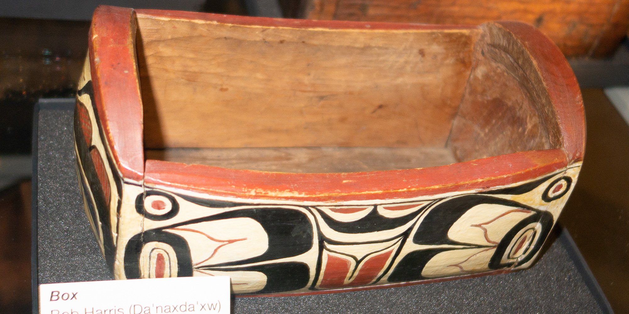 Small bentbox UBC, Museum of Anthropology, Vancouver, British Columbia, Canada, 2017