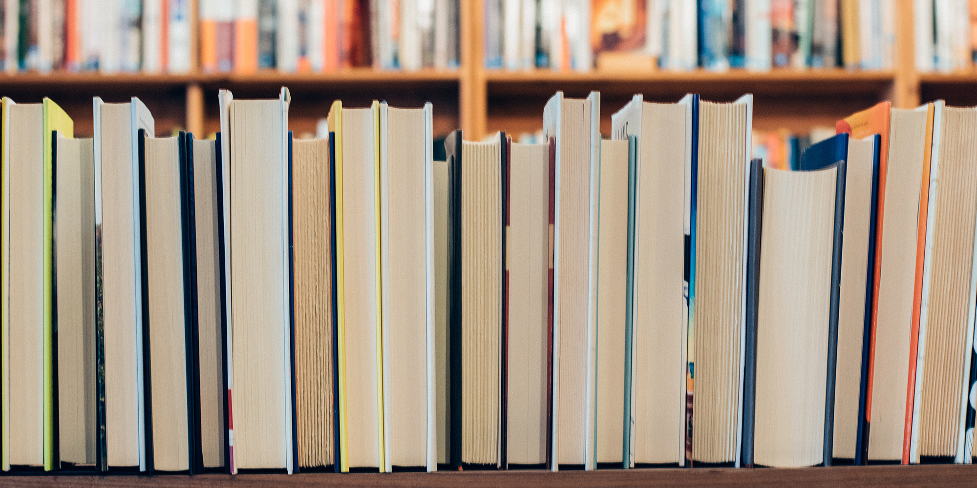 books in a library