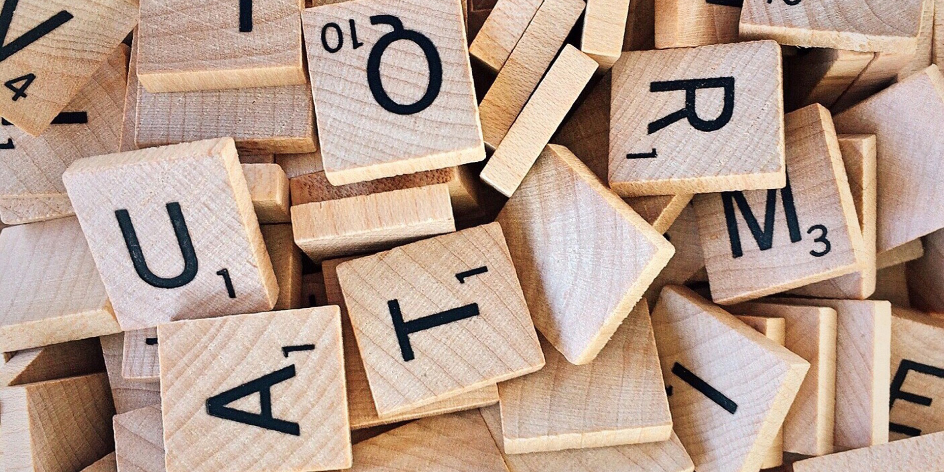 Scrabble letters