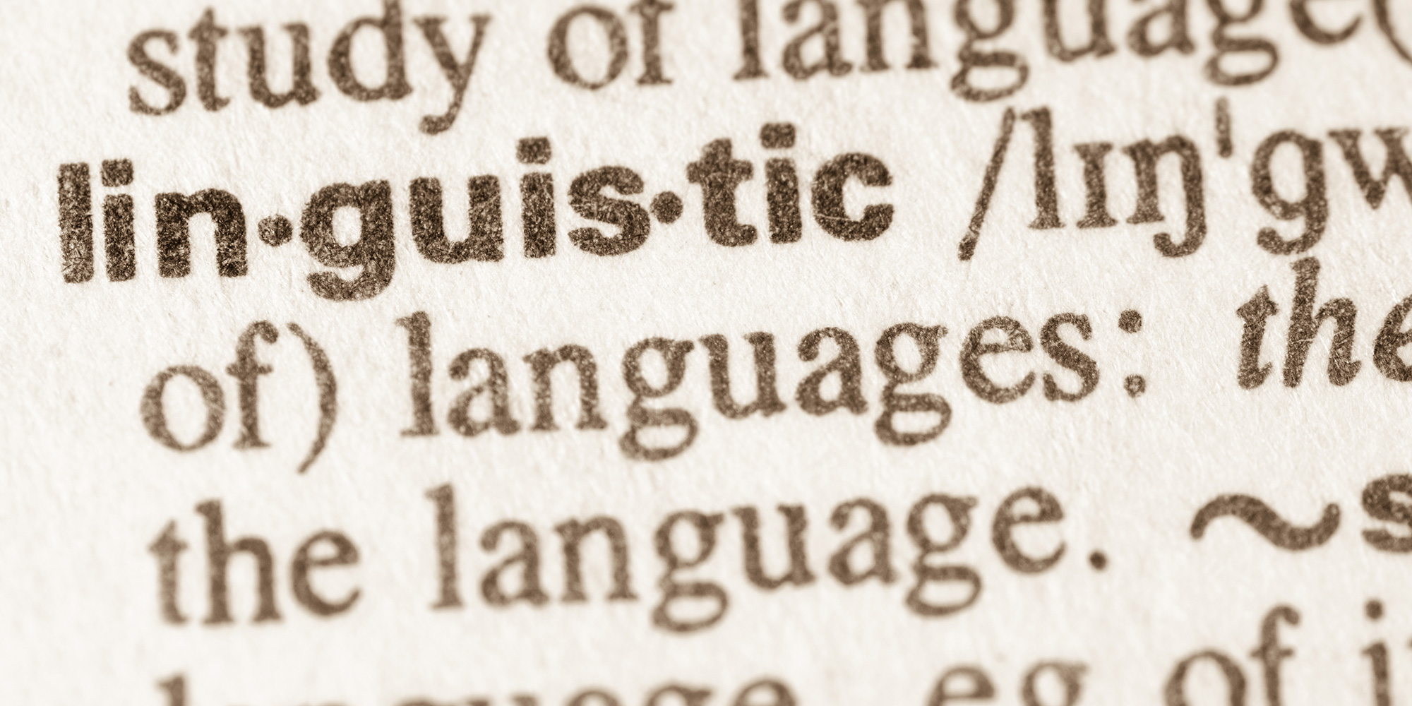 linguistic definition