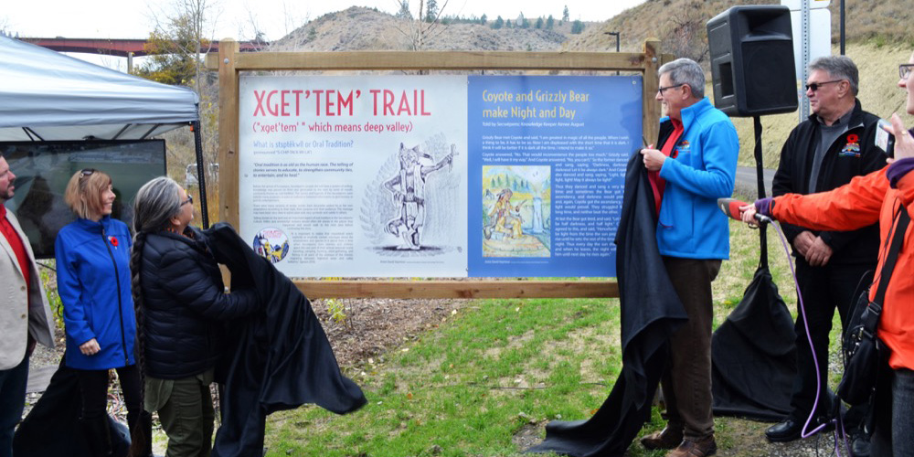 Opening of the Xget'tem' Trail