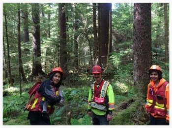 First Nation youths Forestry Capfor