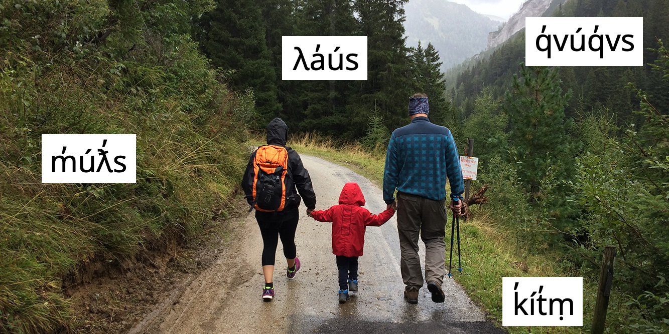 Family Day learning Indigenous languages